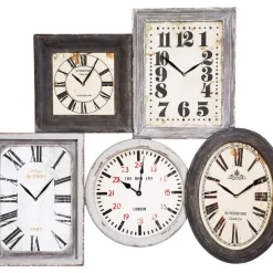 KARE Design Uhren-Wanduhr Vintage Multi Nature