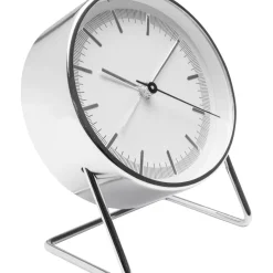 KARE Design Uhren-Wecker Levin Silber