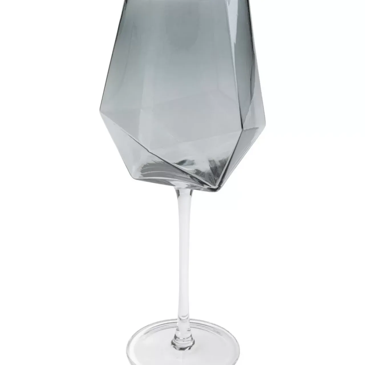 KARE Design Geschirr & Tischaccessoires-Weinglas Diamond Smoke