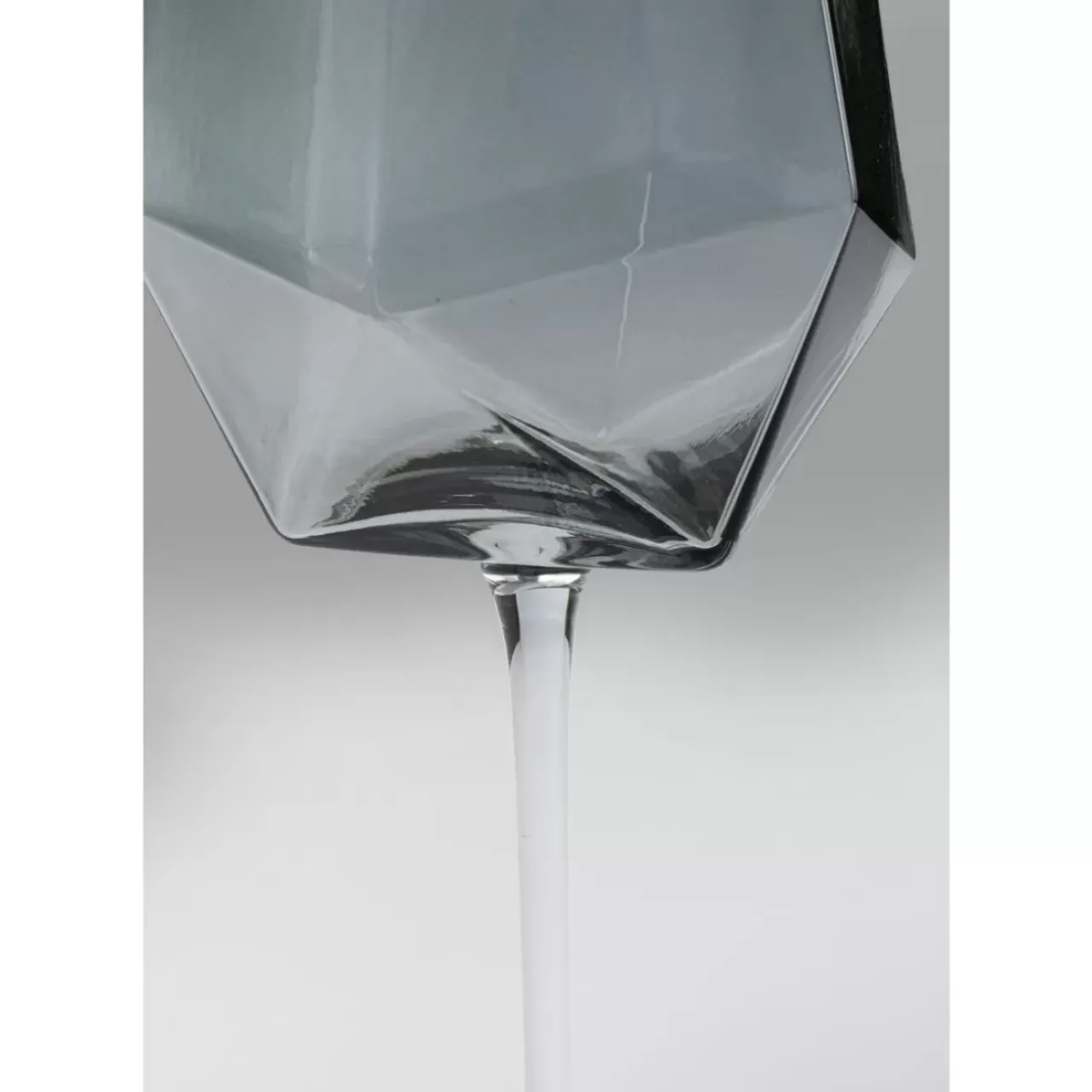 KARE Design Geschirr & Tischaccessoires-Weinglas Diamond Smoke