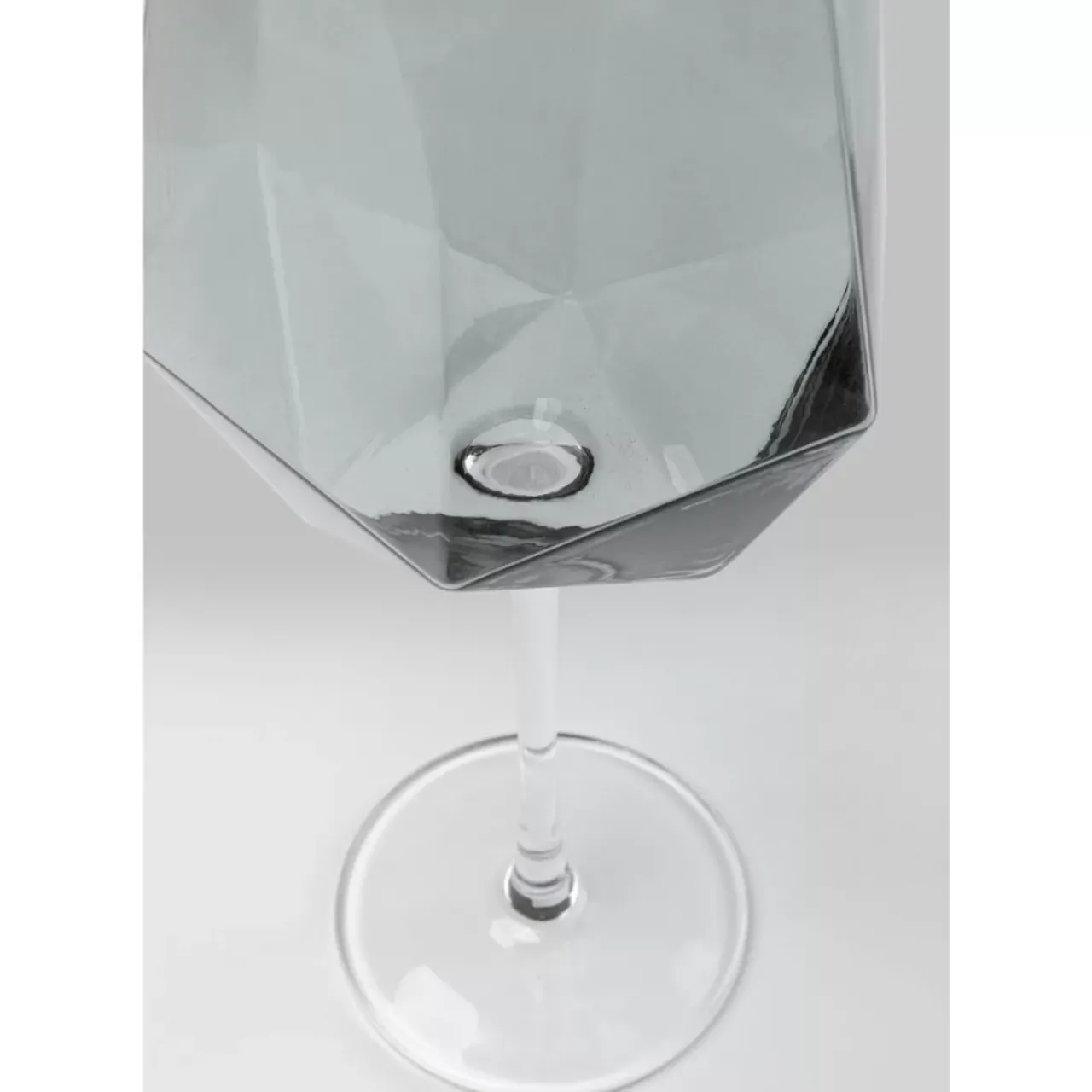 KARE Design Geschirr & Tischaccessoires-Weinglas Diamond Smoke