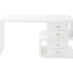 KARE Design Tische-White Club Schreibtisch Snake 150X70Cm