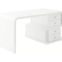 KARE Design Tische-White Club Schreibtisch Snake 150X70Cm