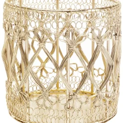 KARE Design Kerzenständer & Laternen-Windlicht Hayat Brass 15Cm