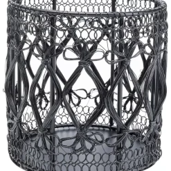 KARE Design Kerzenständer & Laternen-Windlicht Hayat Schwarz 15Cm