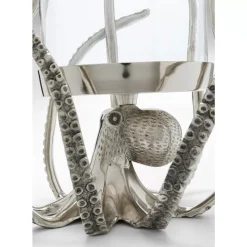 KARE Design Kerzenständer & Laternen-Windlicht Octopus Hurricane 28Cm