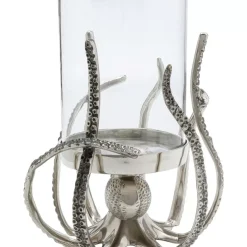 KARE Design Kerzenständer & Laternen-Windlicht Octopus Hurricane 28Cm