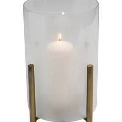 KARE Design Kerzenständer & Laternen-Windlicht Pillar Steam 25Cm