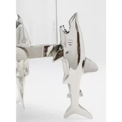 KARE Design Kerzenständer & Laternen-Windlicht Shark Family 23Cm