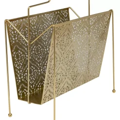 KARE Design Zeitungsständer-Zeitungsständer Basket Gold Gros