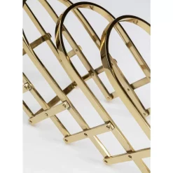 KARE Design Zeitungsständer-Zeitungsständer Flex Gold